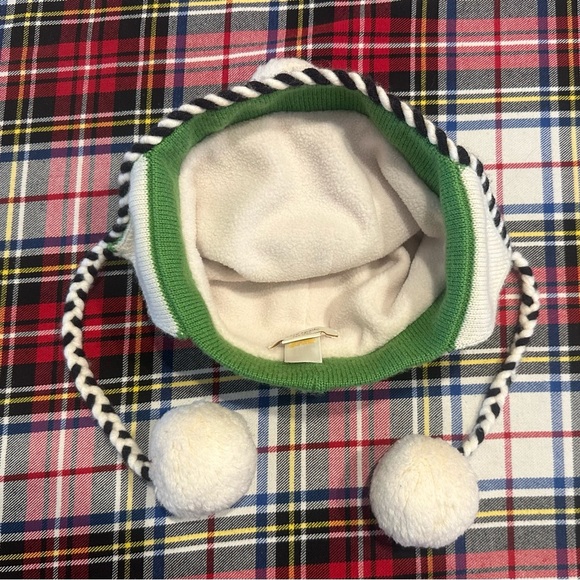 KATE SPADE NEW YORK “I NEED A VACATION” Green Fleece Hat - Picture 4 of 9